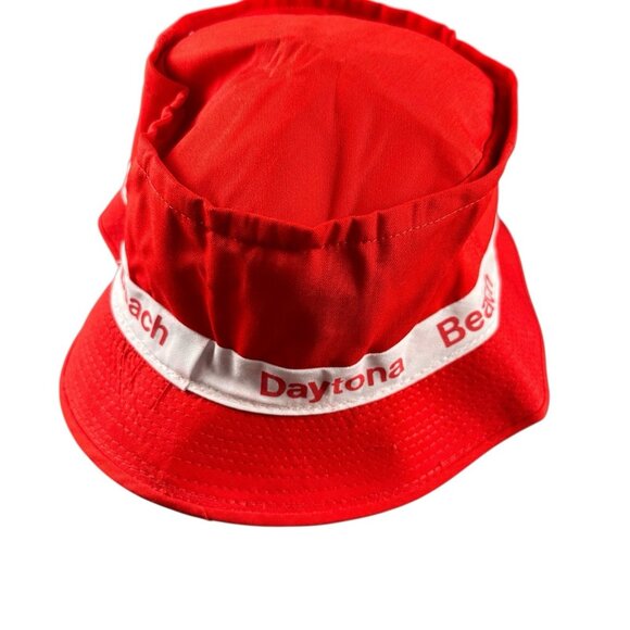 Daytona Winston NASCAR Bucket Hats Lot of 2 Vintage Red White M L New Old Stock - Picture 15 of 16
